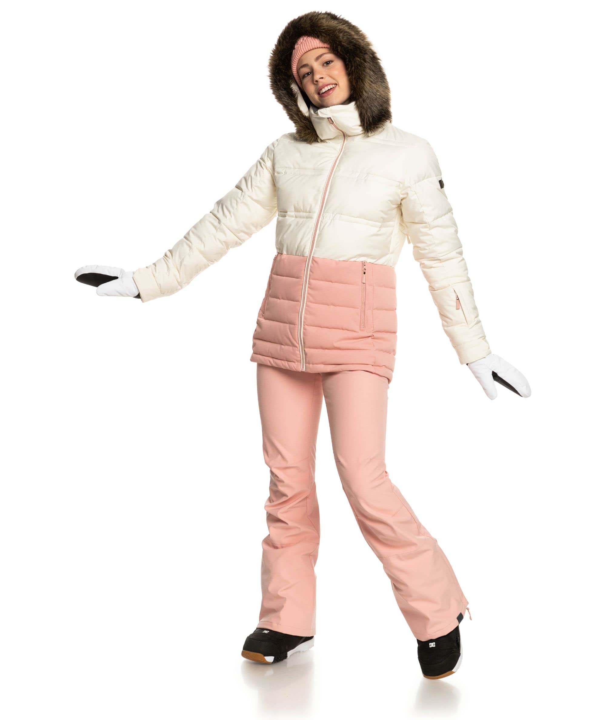 Roxy Women's Quinn PrimaLoft Jacket - Warm Winter Coat for Outdoor Activities