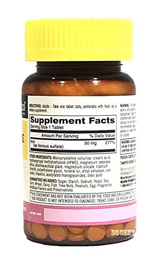 Mason Natural Slow Release Iron Supplement (Slow FE) - 3 Pack (60 Tablets per Bottle) - Gentle on Stomach, Supports Energy & Red Blood Cell Production - Ideal for Iron Deficiency & Anemia Relief
