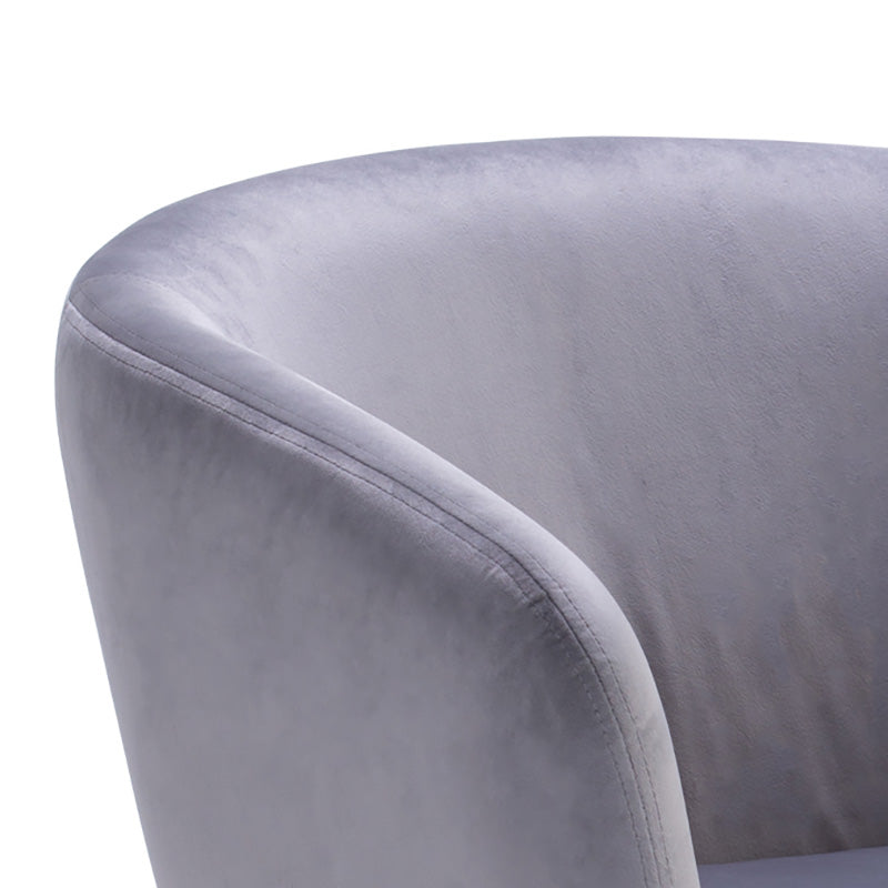 GALEN Modern Lounge Chair in Ash Grey - Comfortable Living Room Seating for Relaxing & Reading