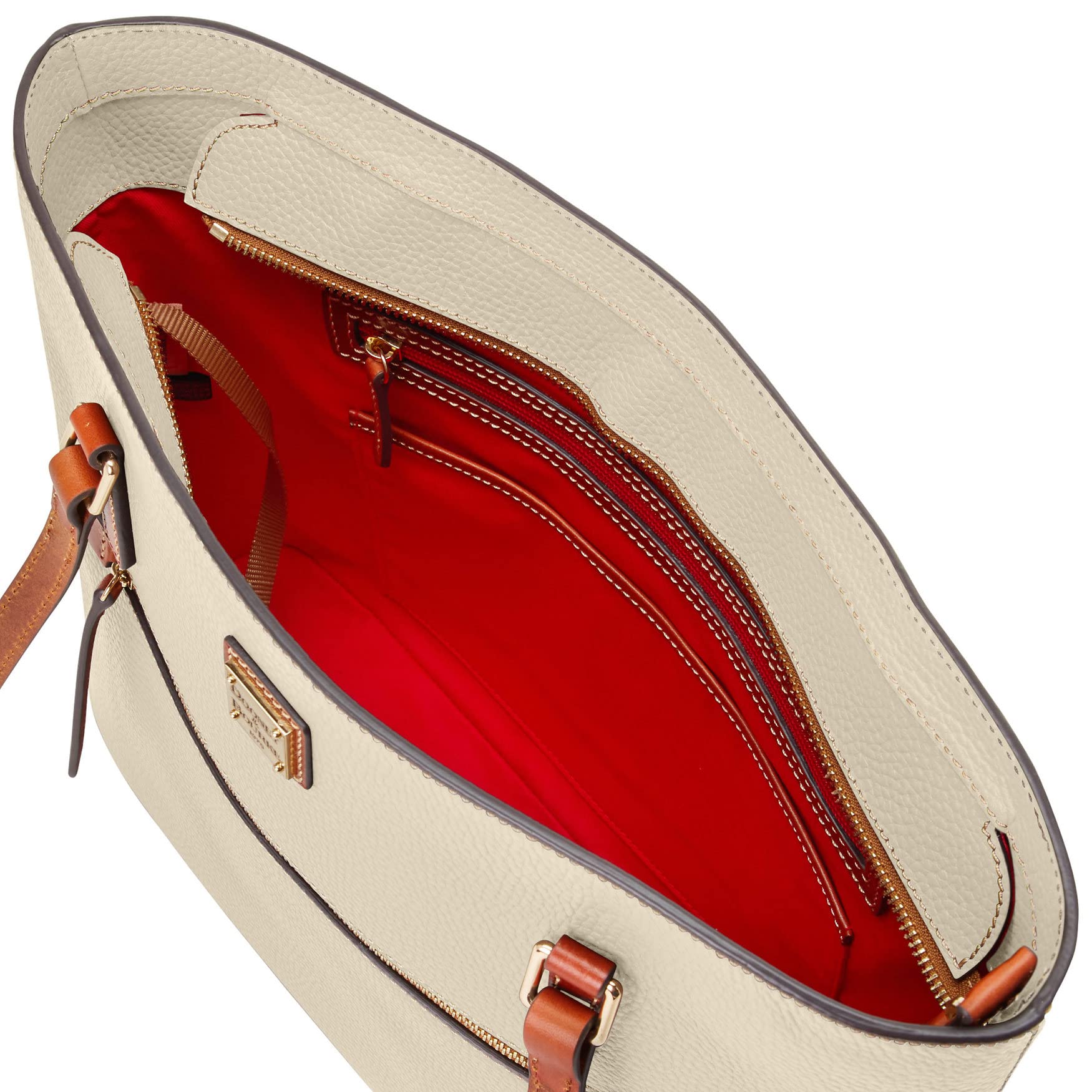 Dooney & Bourke Leather Tote Bags for Women - Large Designer Handbags with Long Shoulder Straps, Durable & Stylish Work Bag, Perfect for Office, Travel & Everyday Use
