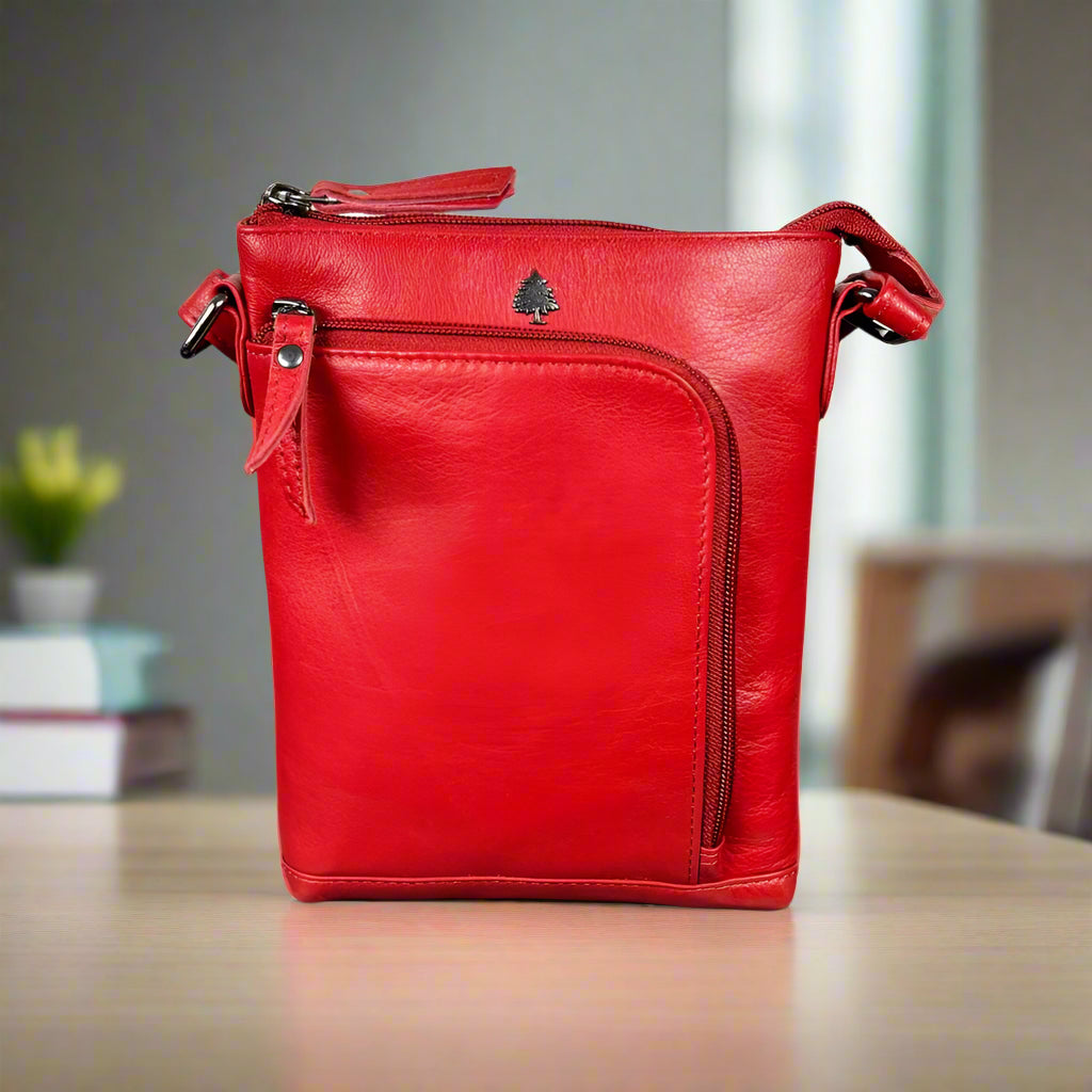 Stylish Greenwood Leather Siena Mini Crossbody Bag for Women | Genuine Leather Purse | Compact Shoulder Bag for Everyday Use, Travel & Date Night