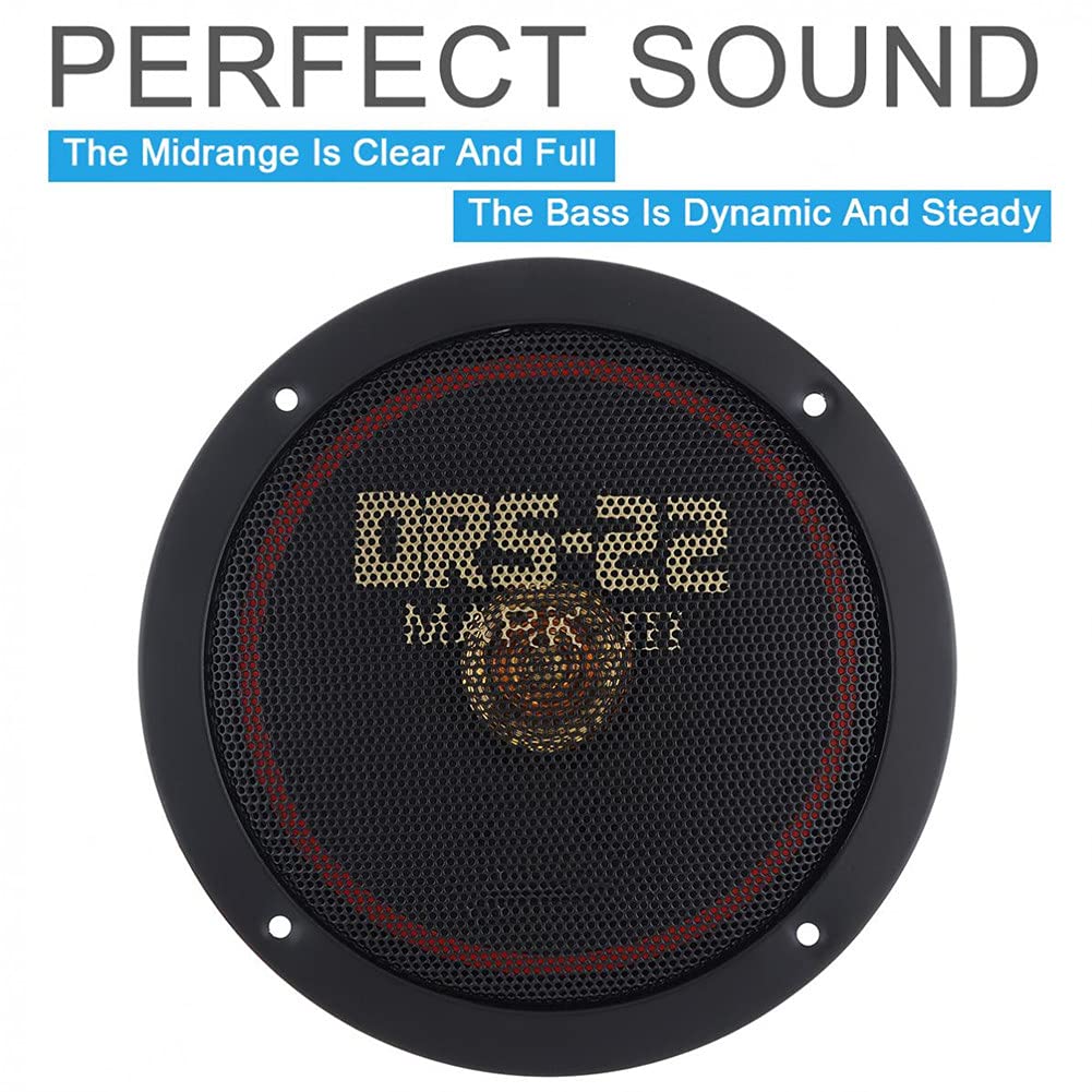 2PCS 6.5 Inch 150W Car Coaxial Speakers - High Power Thin Design, Lossless Sound Quality Stereo Audio System for Front & Rear Door Installation | Perfect for Car Upgrades, Road Trips and Music Enthusiasts