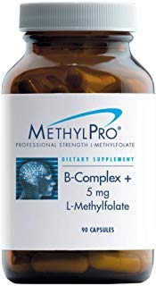 MethylPro B Complex + L Methylfolate 5mg - High Potency Vitamin B Supplement with L-Methylfolate for Energy Boost, Mood Support & Immune Health - 90 Capsules - Ideal for Stress Relief, Mental Clarity & Overall Wellness