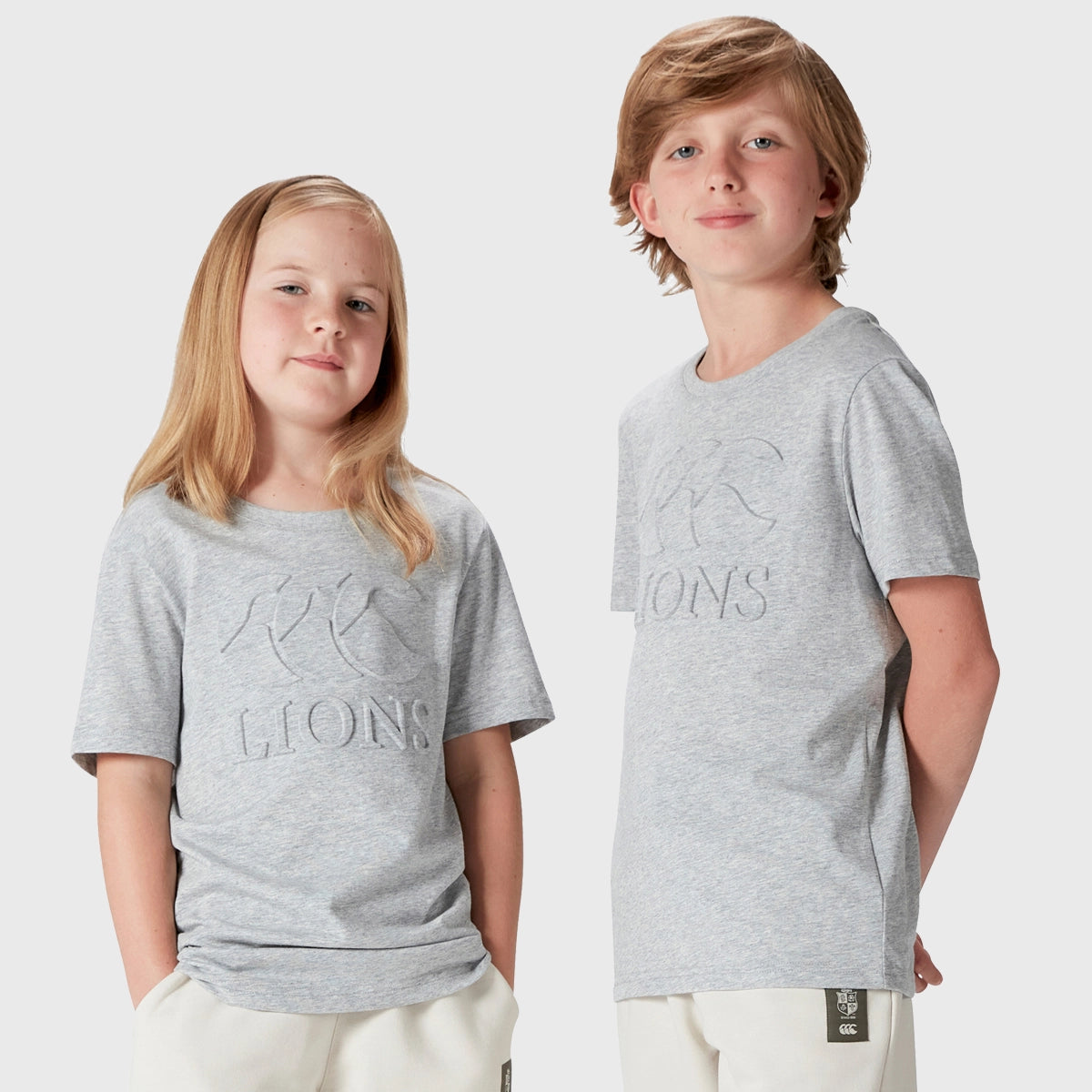 Canterbury British & Irish Lions Kids' Monument T-Shirt - Comfortable Cotton Jersey for Young Rugby Fans | Perfect for Game Day & School Wear