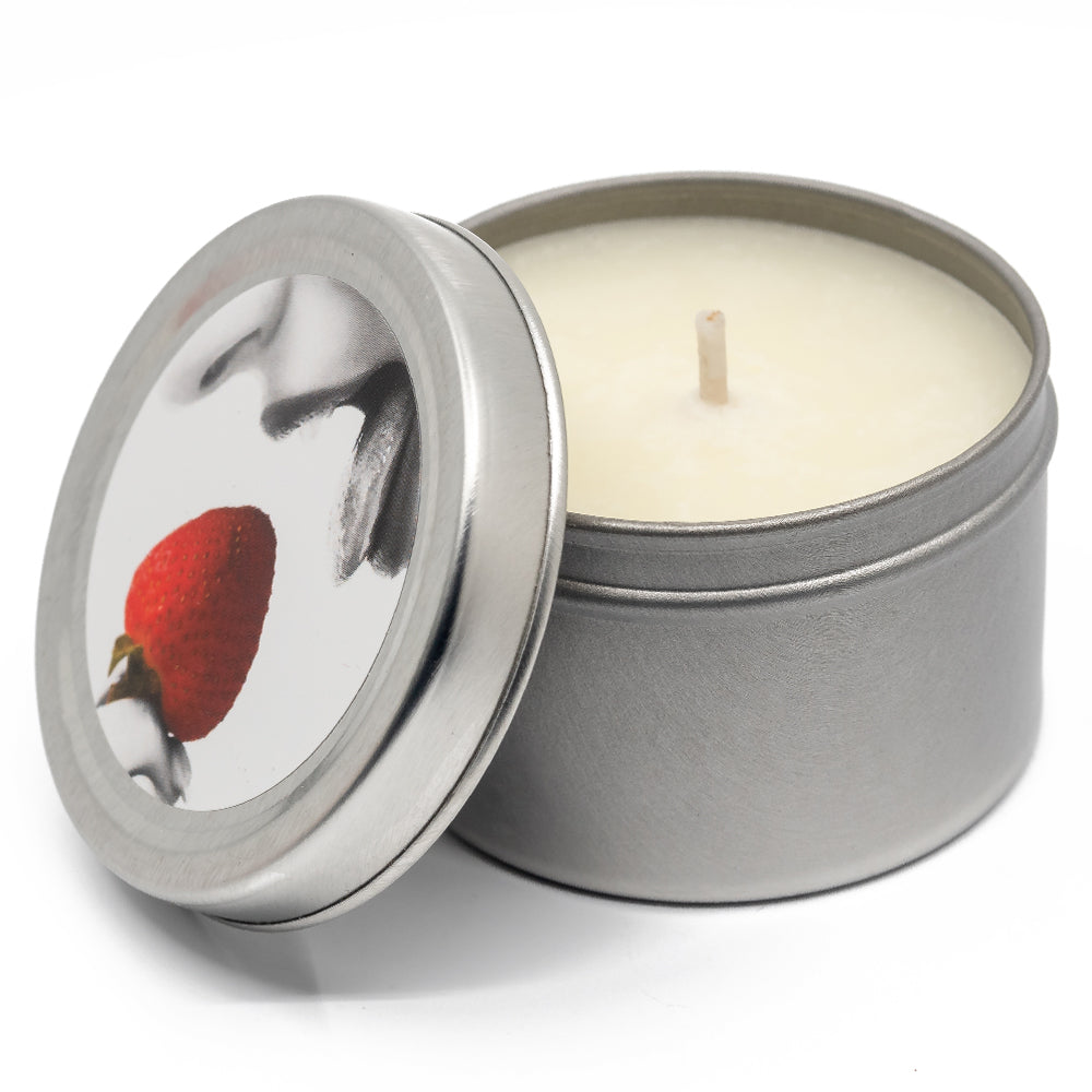 Earthly Body Edible Massage Candle - Romantic Couples Gift Set for Sensual Massage & Intimate Moments - Perfect for Valentine's Day, Anniversary & Spice Up Your Relationship