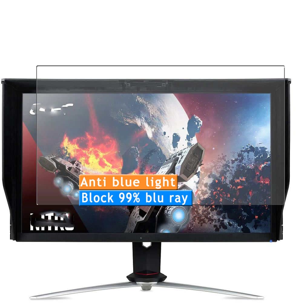 2-Pack Anti Blue Light Screen Protector for Acer Nitro XV273K Pbmiipphzx 27