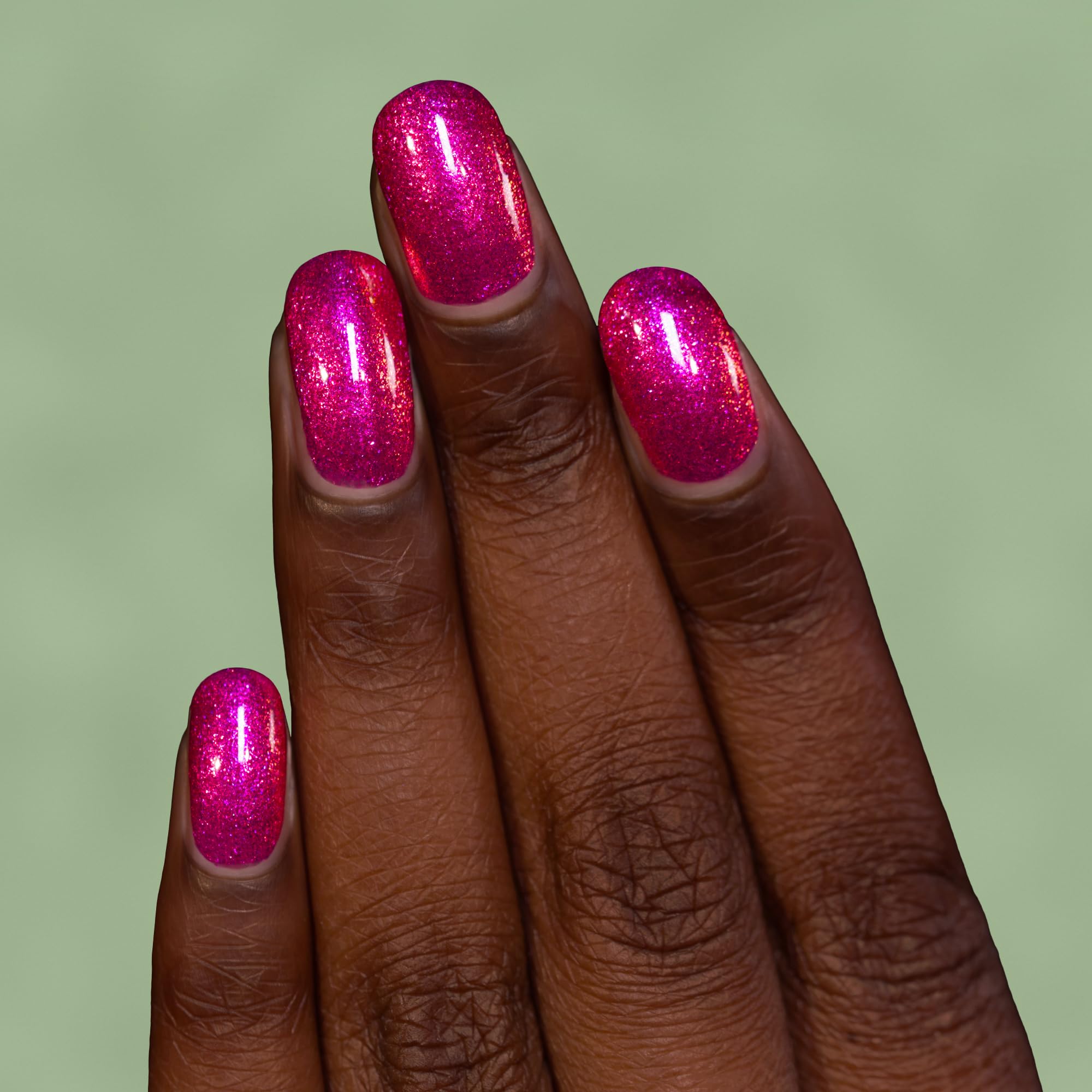 ILNP Petals - Radiant Magenta Shimmer Nail Polish | Long Lasting Vegan & Cruelty Free Nail Lacquer | Perfect for Parties, Weddings & Special Occasions