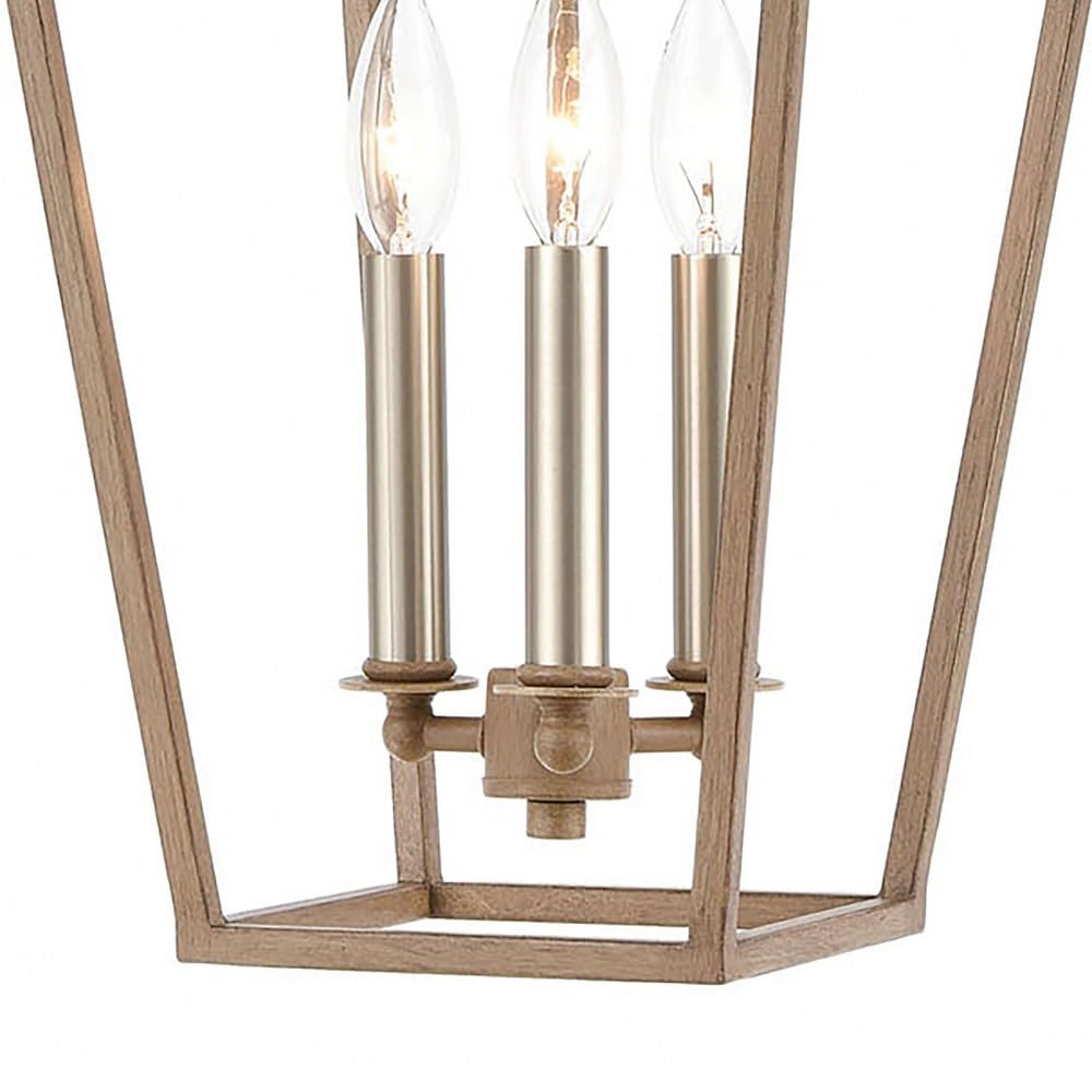 Geometric Style Mini Pendant Light with 3 Exposed Bulbs - Oil Rubbed Bronze Finish - 31-BEL-3353602 - Bailey Street Home - Perfect for Kitchen Island, Dining Room, or Entryway Lighting