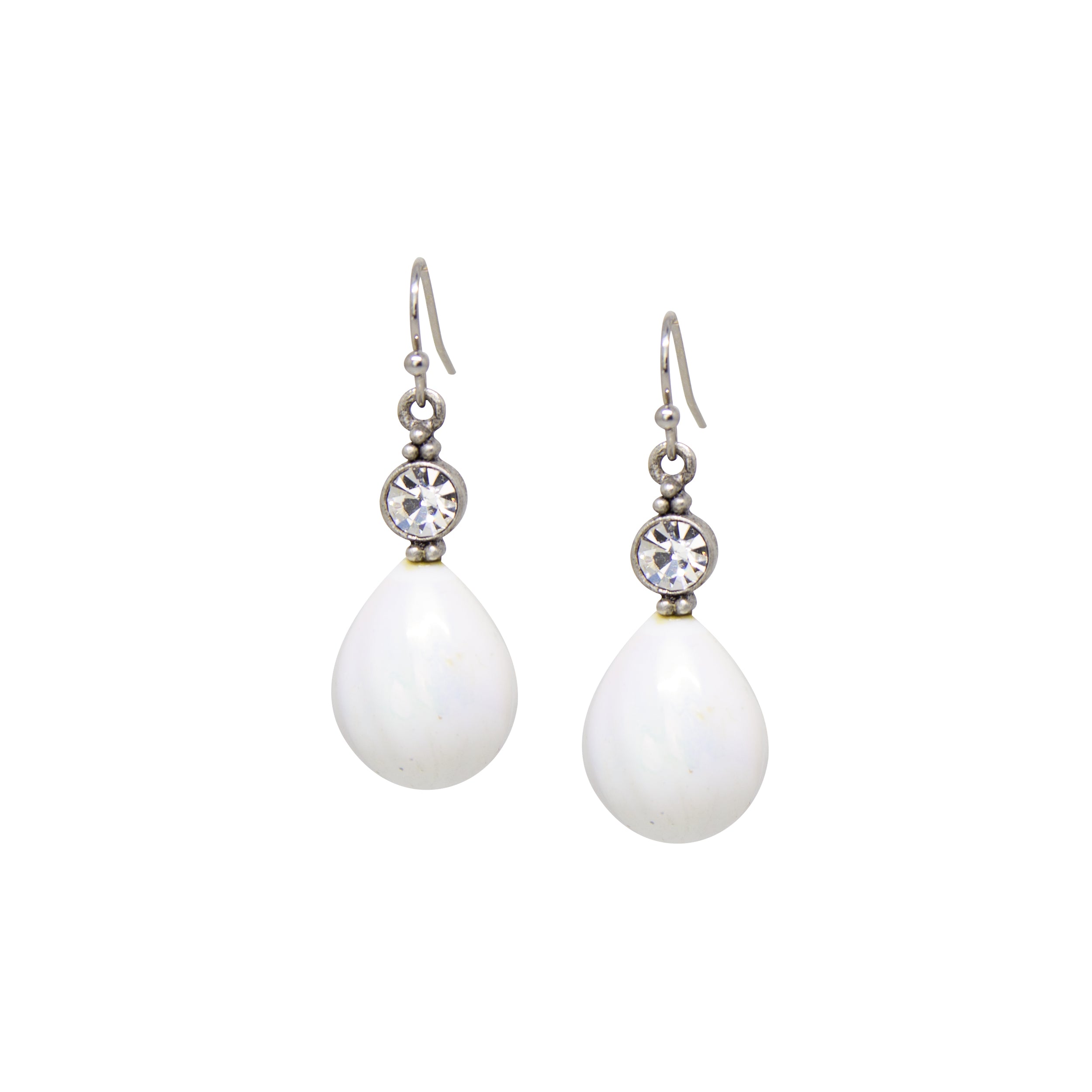 Silver Tone And White
