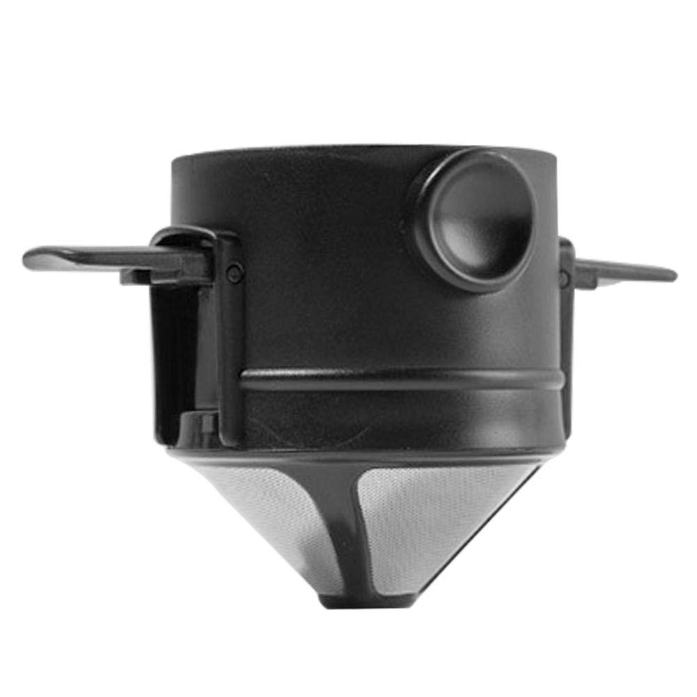 Portable Foldable Stainless Steel Coffee Filter - Reusable & Easy Clean Drip Coffee Funnel for Home, Office, Camping & Travel | Coffee Dripper & Brewing Tools