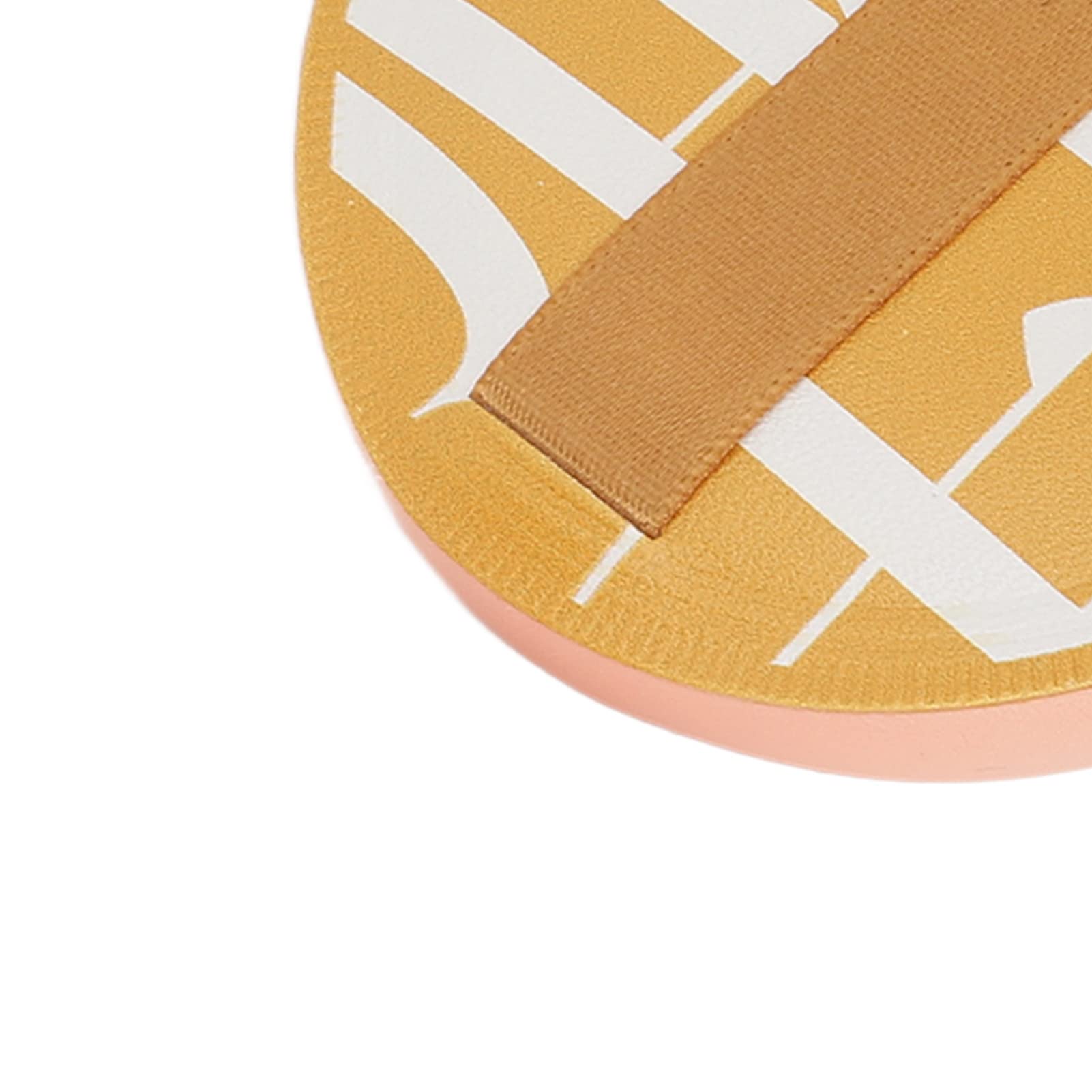 Ultra Soft Powder Puff Sponge for Wet & Dry Makeup Application - 2 Pack Green & Yellow Blending Pads - Perfect for Foundation, Setting Powder & Mineral Makeup On-The-Go