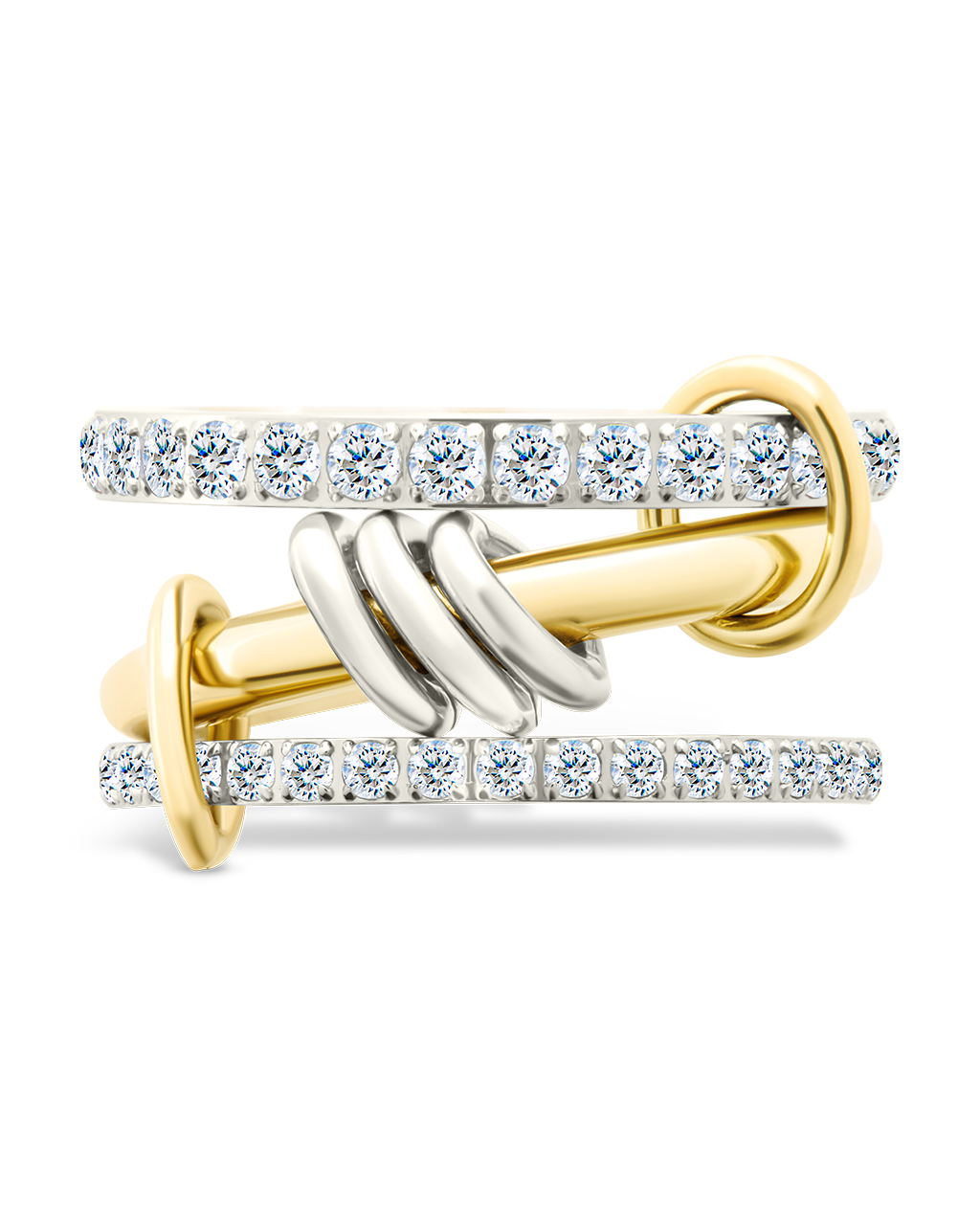 Linked Stacking Ring Set for Women - Trendy Layered Rings for Everyday Wear & Special Occasions | Dainty Gold & Silver Minimalist Jewelry