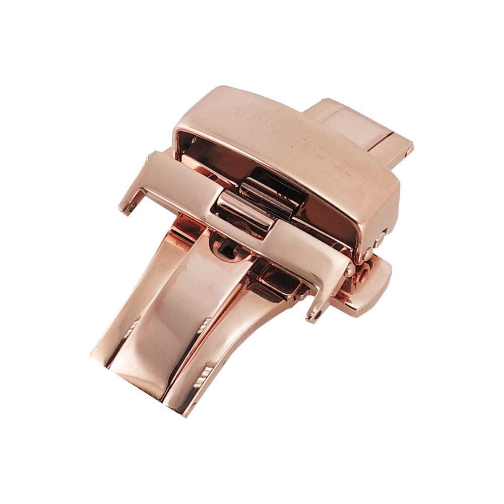 ARIES GOLD AG B0002 20 Rose Gold Butterfly Buckle - Elegant Adjustable Bracelet for Women, Perfect for Parties, Weddings & Everyday Wear