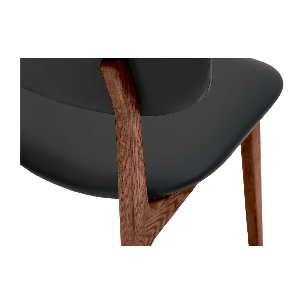 Premium Alaska Leather Dining Chair - Genuine Leather Upholstered, Ergonomic Design for Comfortable Dining - Perfect for Home, Restaurant, and Office Use