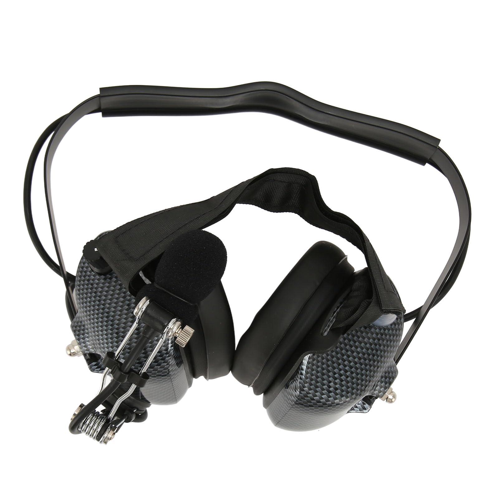 Professional Aviation Headset with Clear Sound & Noise Reduction - Two-Way Radio Headset for Pilots, Air Traffic Controllers & Industrial Use - Perfect for Cockpit Communication & Heavy Machinery Operation