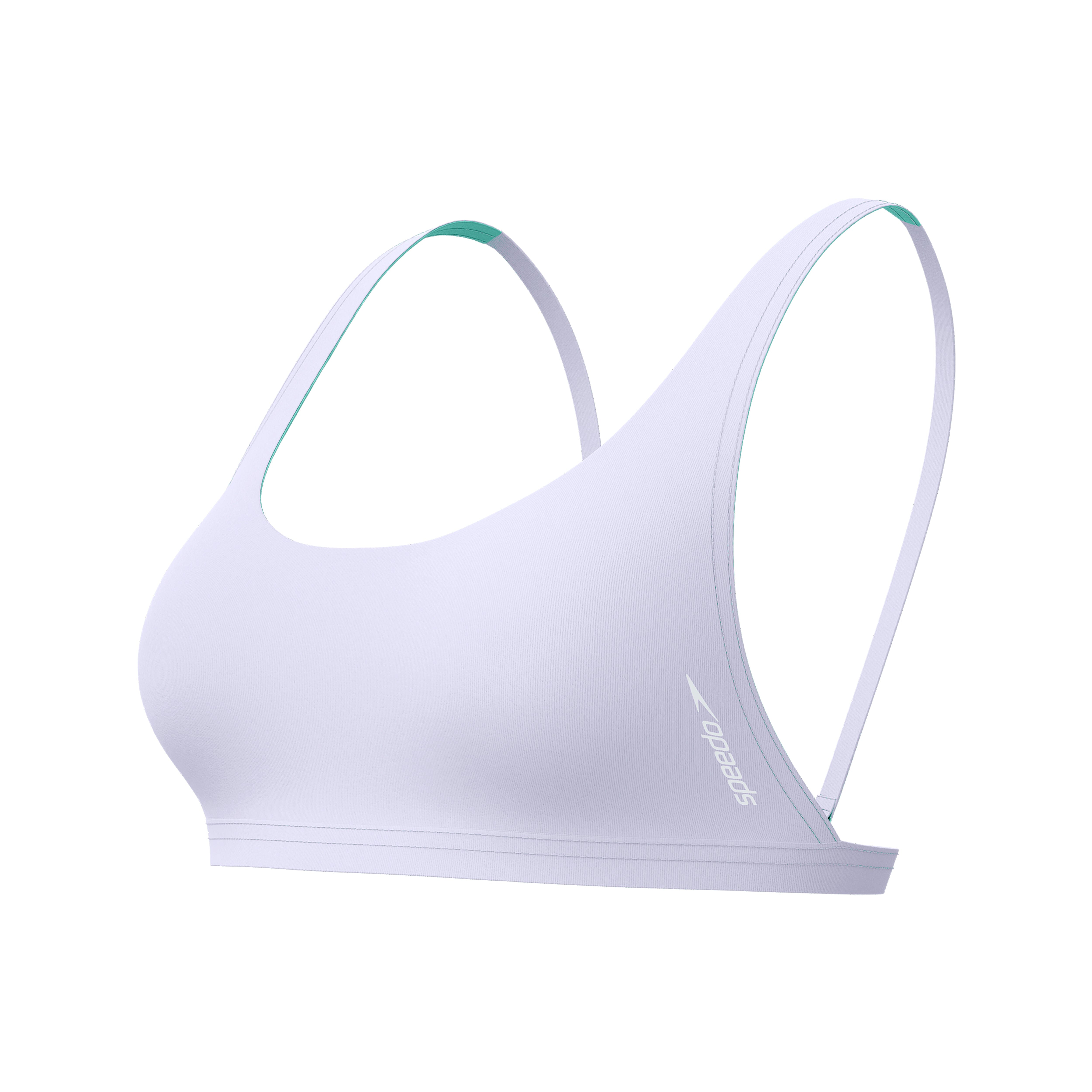 Speedo Women's FLU3NTE Bikini Top - Adjustable Straps & Comfort Fit - Perfect for Swimming, Beach & Summer Activities - Lilac