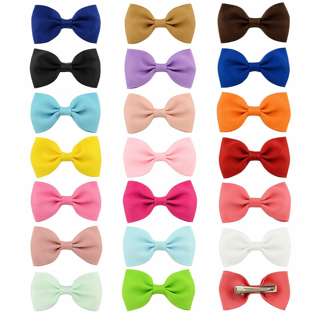 Dooppa 20PCS Baby Hair Bows - Alligator Clips for Girls | Party & Daily Use