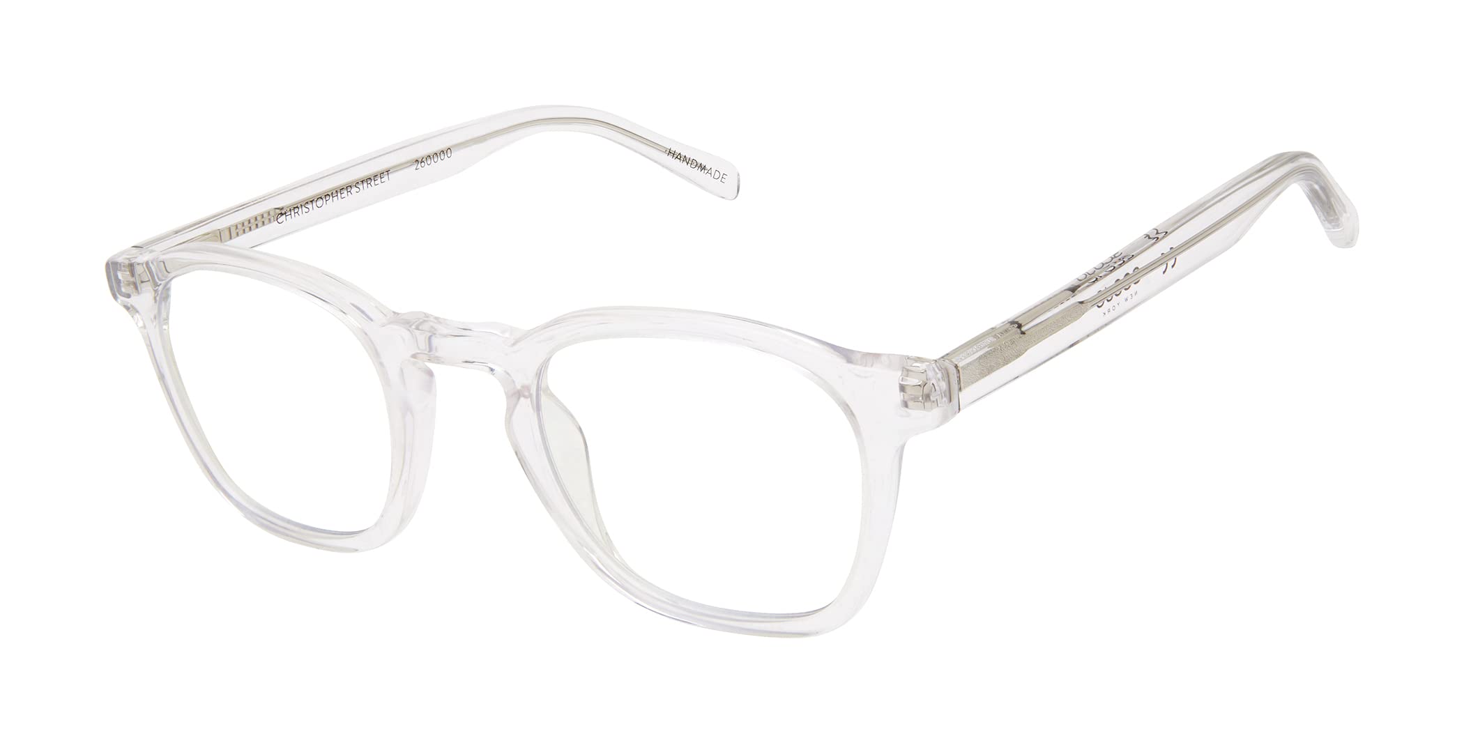 Premium Acetate Blue Light Blocking Reading Glasses for Men & Women | Scojo New York Christopher Street Style | Reduce Eye Strain for Computer Work, Gaming & Night Reading