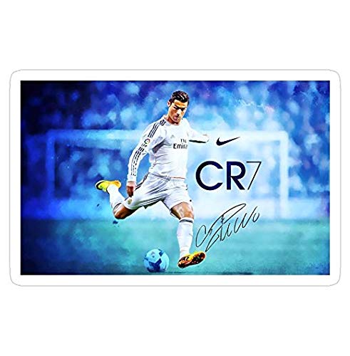 Cristiano Ronaldo Decal Sticker - Premium Vinyl Wall Art, Car, Laptop & Phone Stickers - Waterproof & Durable for Windows, Vehicles, Trucks & Home Decor - Perfect for Sports Fans & Football Lovers