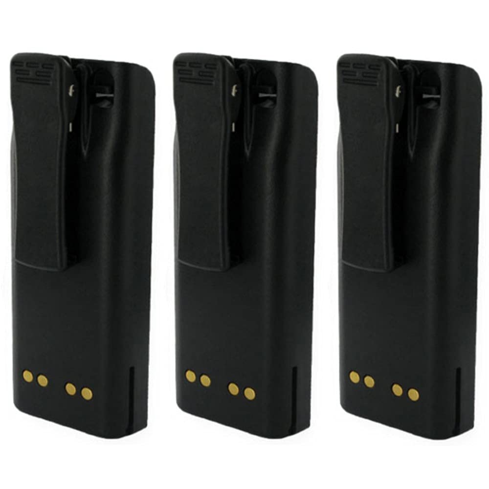 Synergy Digital 2-Way Radio Batteries - Ni-MH 7.5V 2000mAh Replacement for Motorola NTN7143CR & WPNN4013 - 3-Pack Combo for Long-Lasting Communication - Perfect for Security, Construction & Outdoor Adventures