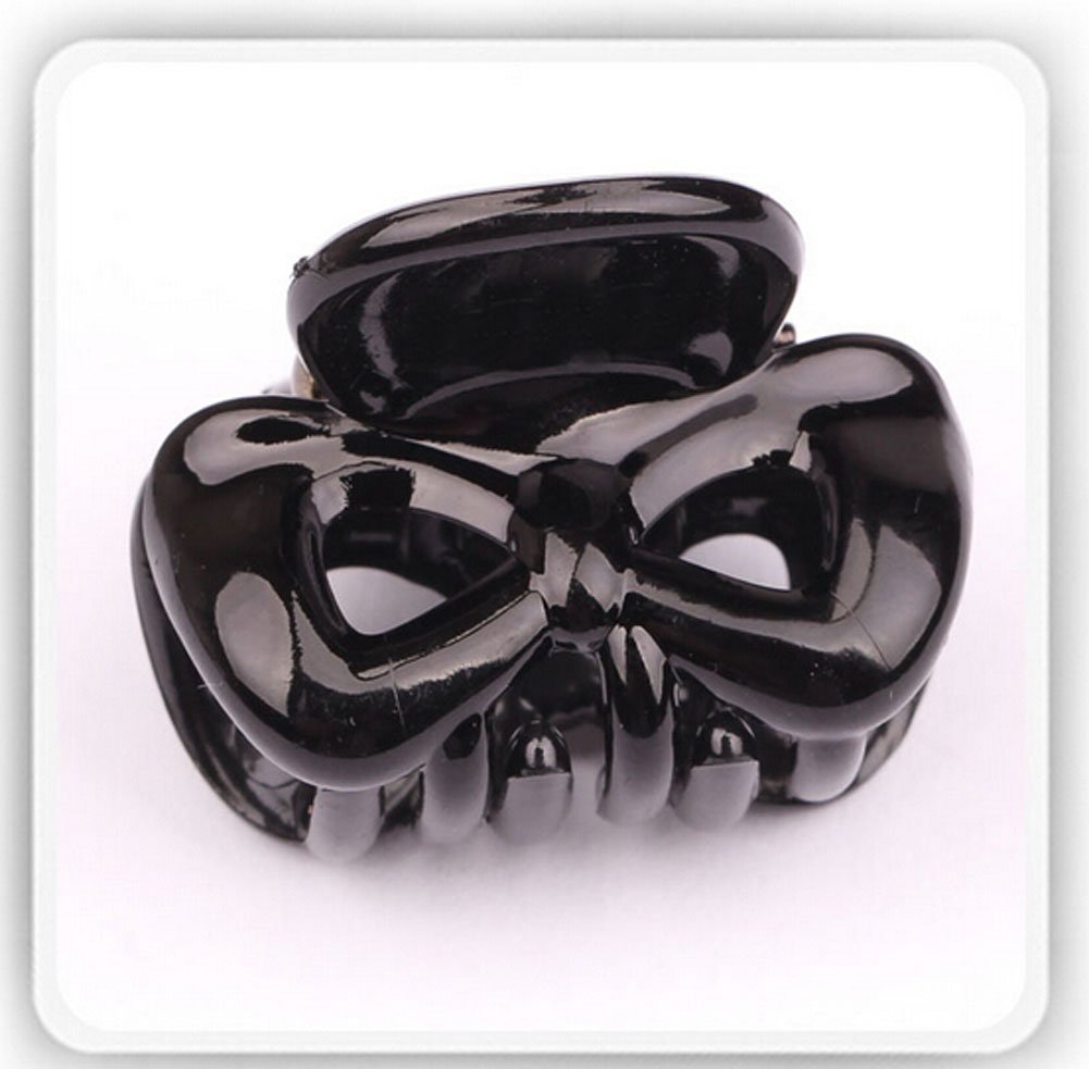 12 Pcs Mini Hair Clips for Women - Black Hair Claws & Bangs Pins for Styling