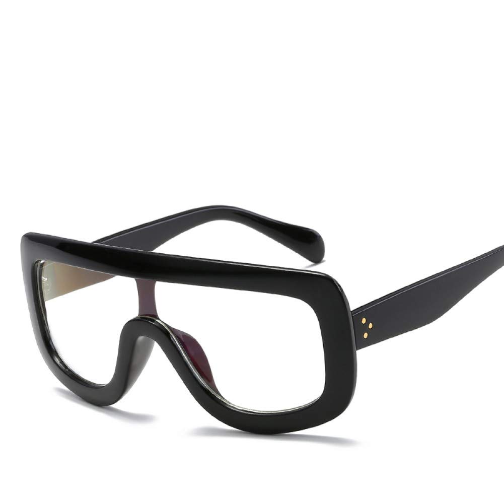 ZRTYJ Gradient Color Siamese Lens Large Square Sunglasses - Retro Fashion Designer Sunglasses for Men & Women - Perfect for Beach, Driving, and Outdoor Activities