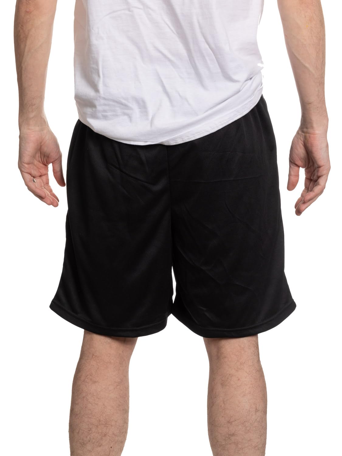 Calhoun NHL Men's Team Logo Air Mesh Basketball Shorts - Lightweight & Breathable for Sports, Gym & Casual Wear