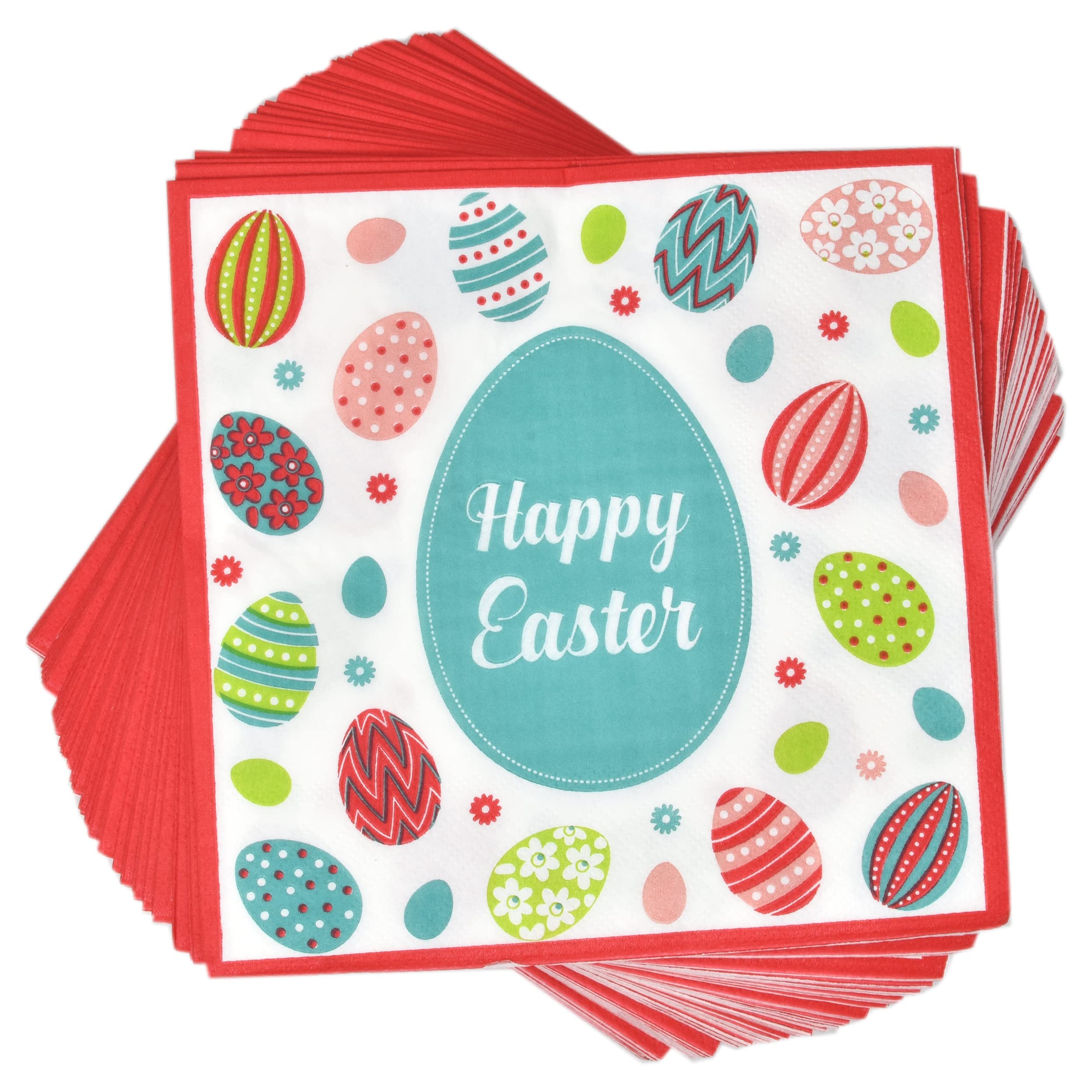 Easter Party Supplies - 24-Piece Disposable Tableware Set with 9