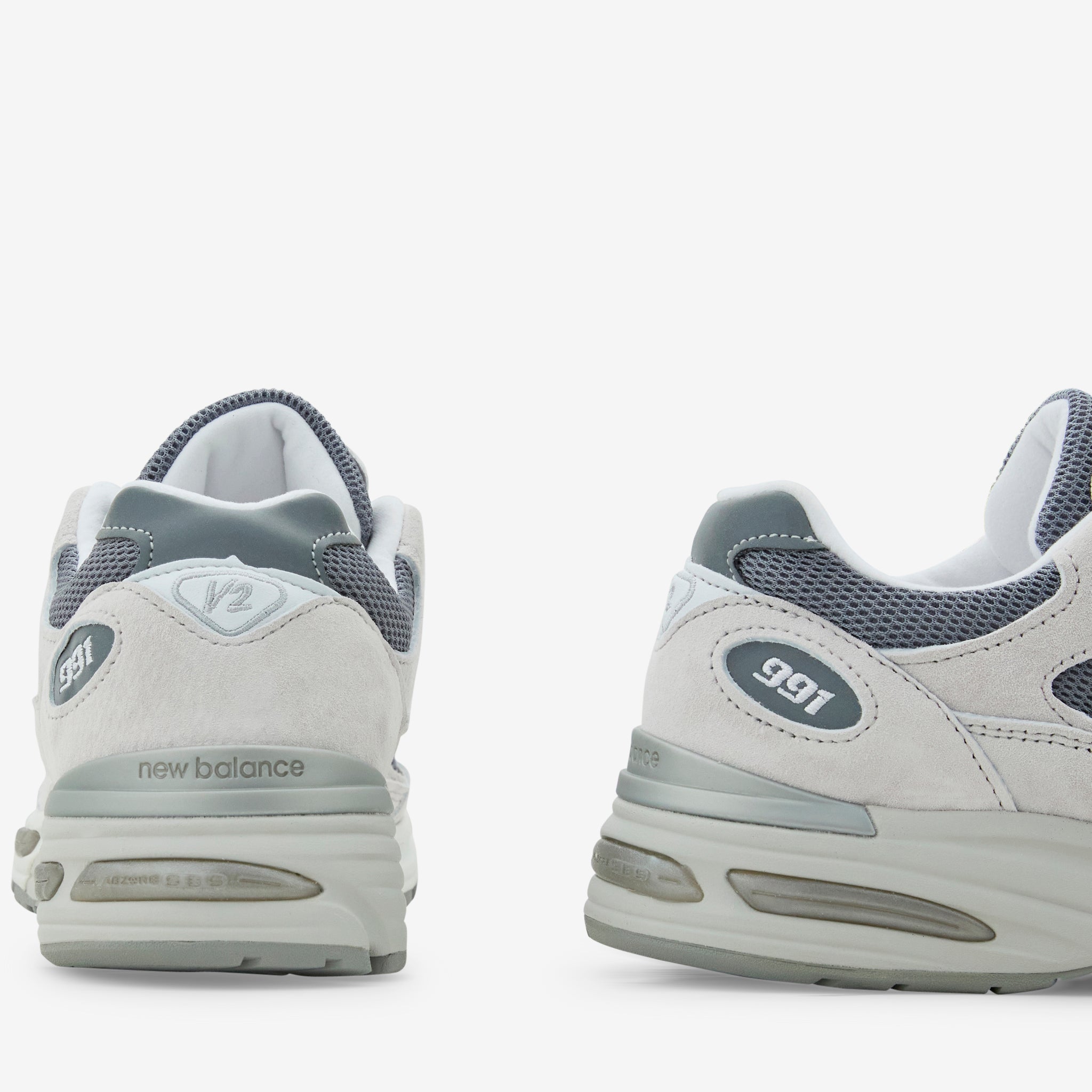 New Balance 991v2 Nimbus Cloud Running Shoes - Cool Grey & Silver | Made in UK | Premium Comfort for Jogging, Gym & Casual Wear