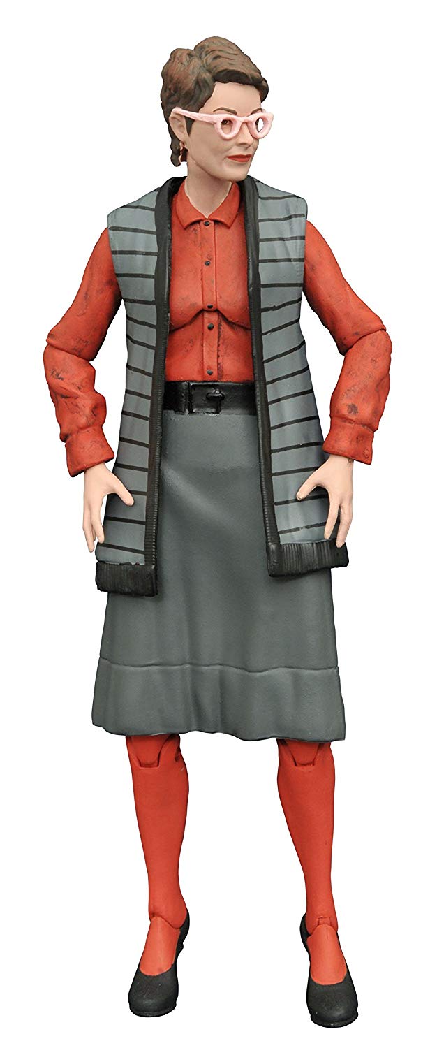 Ghostbusters Diamond Select Janine Melnitz Action Figure - Collectible Toy for Fans & Movie Enthusiasts - Perfect for Display, Gifts, and Cosplay