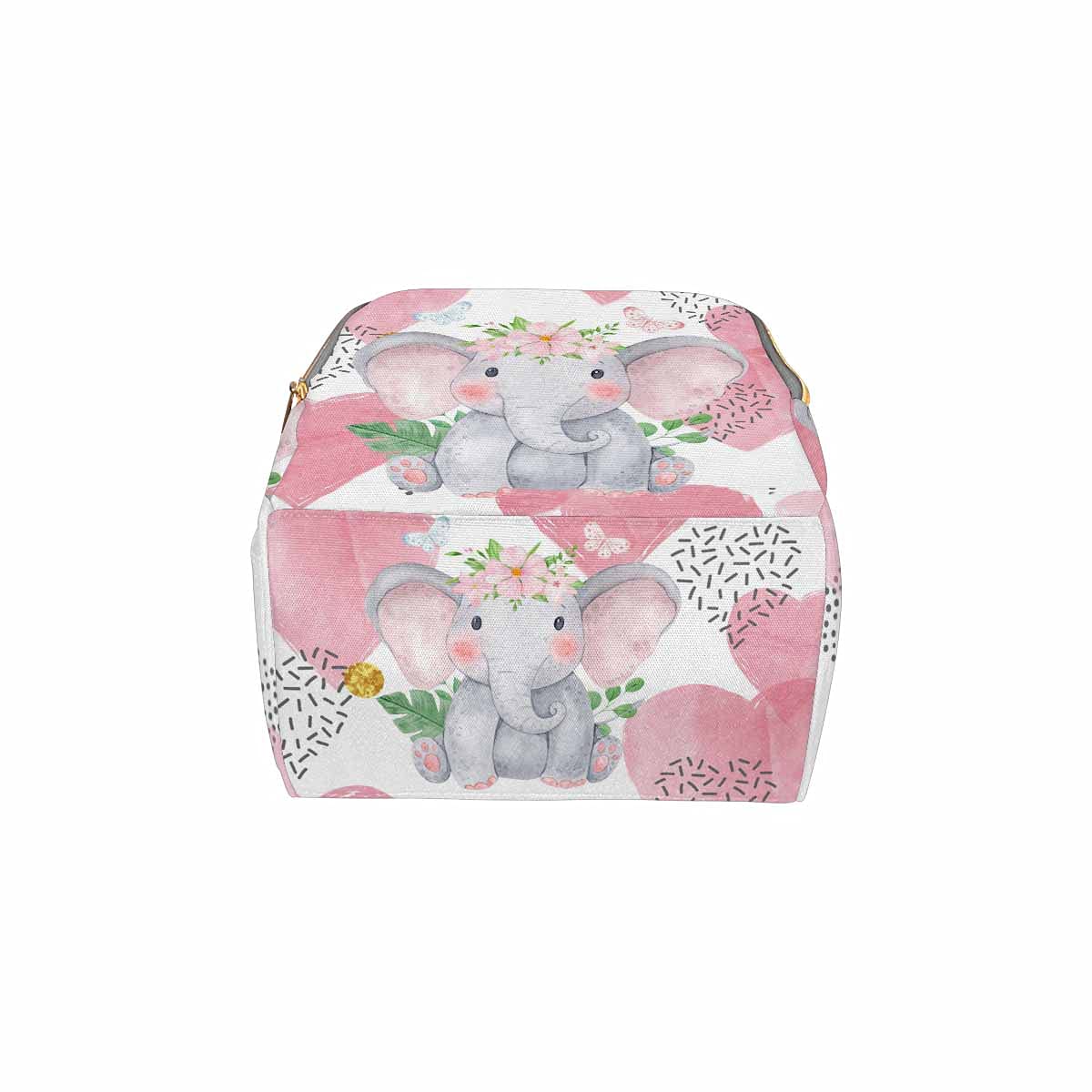 Custom Personalized Pink Diaper Backpack for Moms - Waterproof Baby Diaper Bag with Name, Multifunctional Nursing Travel Daypack for Baby Girls & Boys - Perfect for Outings, Daycare & Family Trips