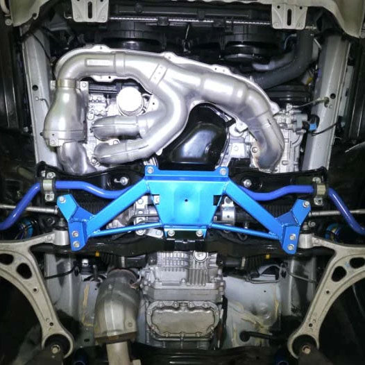 Cusco Power Brace Front Crossmember for 2008-2014 Subaru WRX STI - Enhances Chassis Rigidity & Handling Performance (Perfect for Track Racing & Street Driving)
