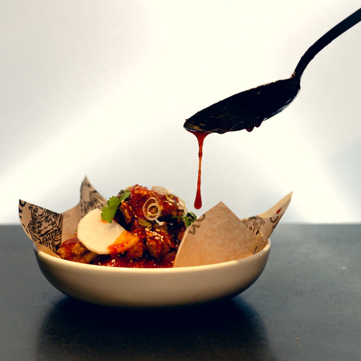 Premium Gray Kunz Spoon - JB Prince x Tilit Collaboration - Professional Kitchen Tool for Chefs & Home Cooks - Perfect for Saucing, Plating & Fine Dining Presentation