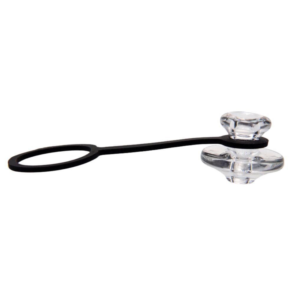 Exseed Dabcool W2 Erig Glass Coil Head & Carb Cap - Premium Dab Accessory for Concentrates | Perfect for Wax, Oil & Shatter | Portable & Durable Design for On-the-Go Dabbing