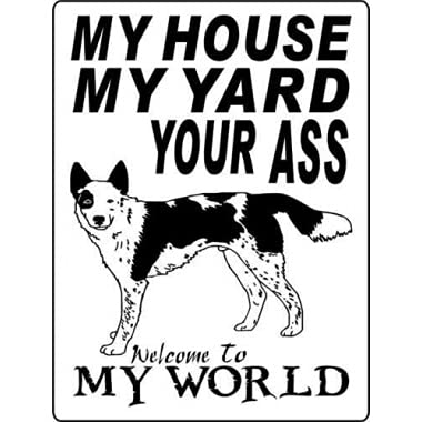 Australian Cattle Dog Aluminum Sign 3056 - Durable Metal Pet Decor for Home, Farm, or Kennel