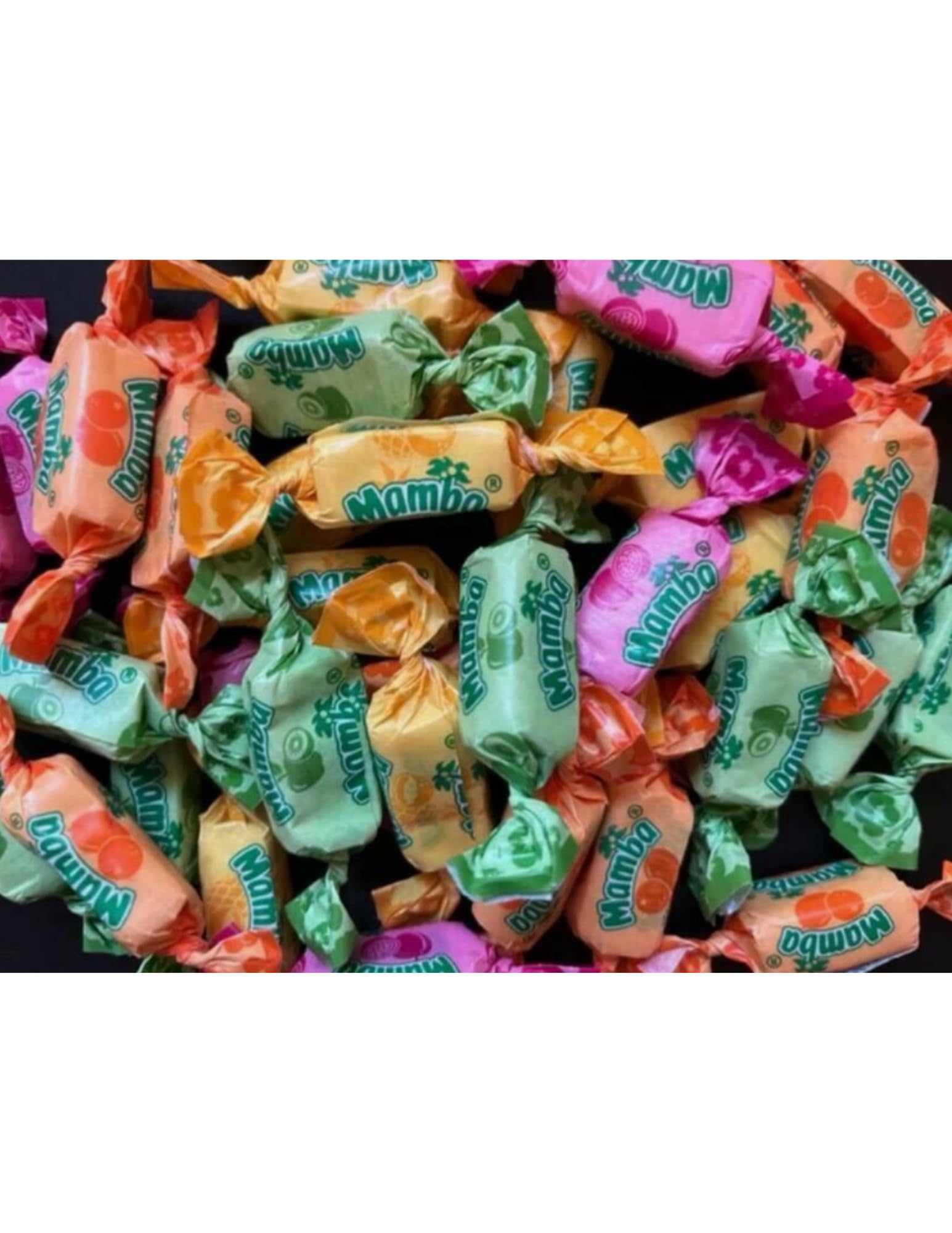 **Mamba Fruit Chews & Tropics Assorted Candy - Chewy, Individually Wrapped, Fresh Flavors (3.52oz Bags, Pack of 4) - Perfect for Parties, Snacks & Gifts**