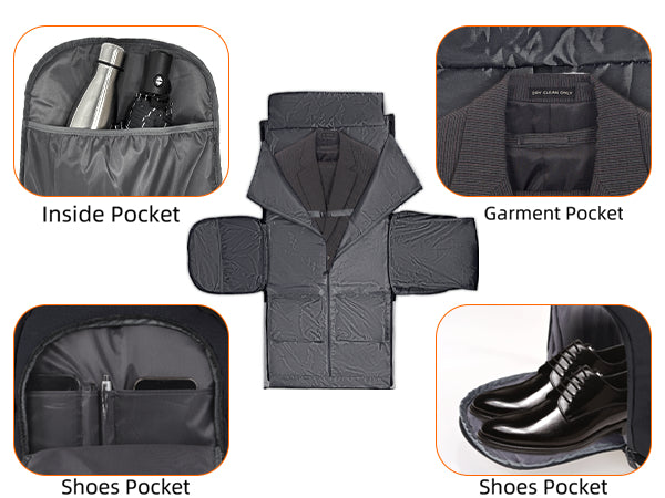 Travelite TL230620 Roll-Up Garment Duffle Bag - Lightweight Carry-On Luggage for Business Travel & Weekend Getaways (Grey) - Perfect for Gym, Work & Airplane Trips