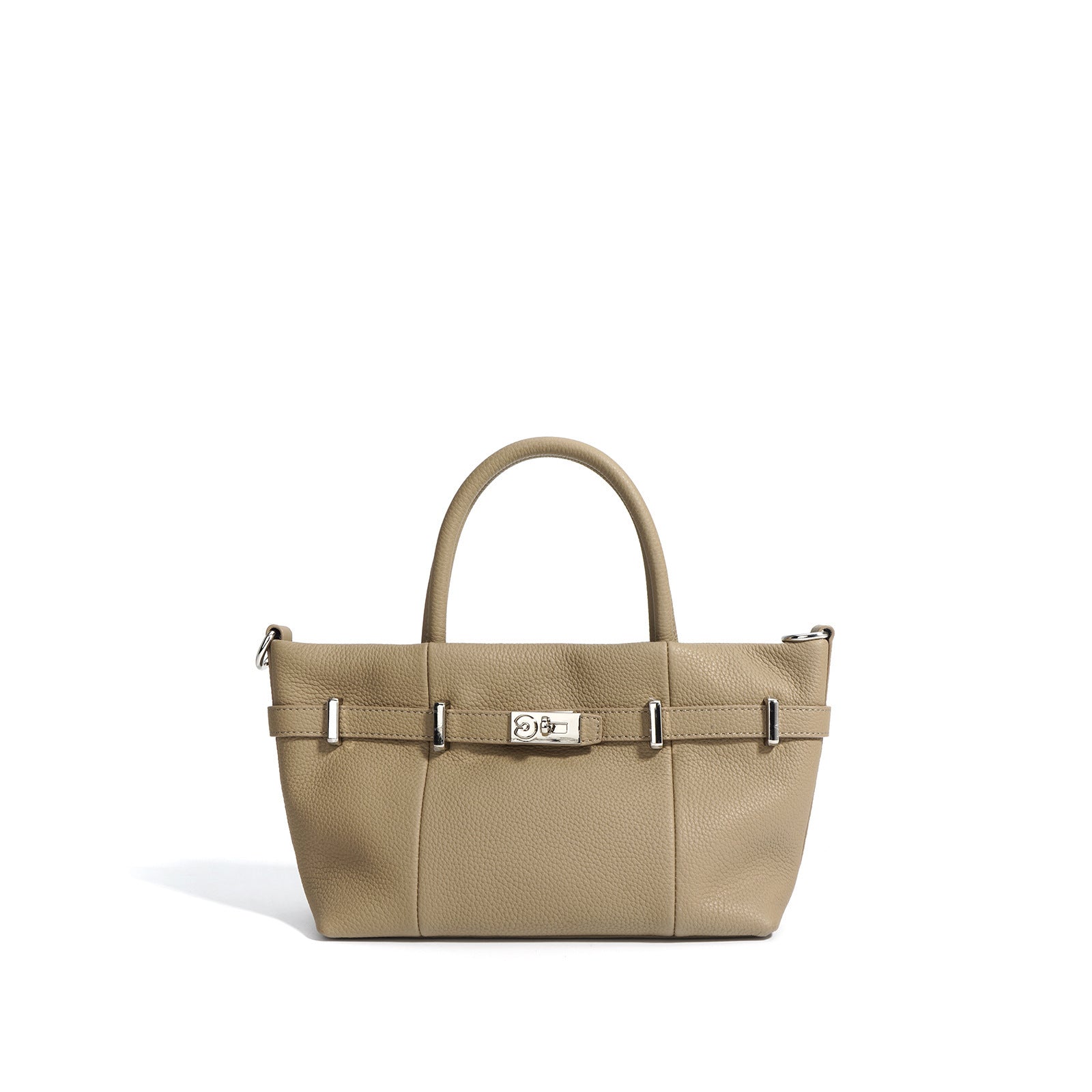 Genuine Leather Lychee Pattern Handbag for Women - Fashion Tote Shoulder Bag & Crossbody Purse - Perfect for Work, Travel and Daily Use