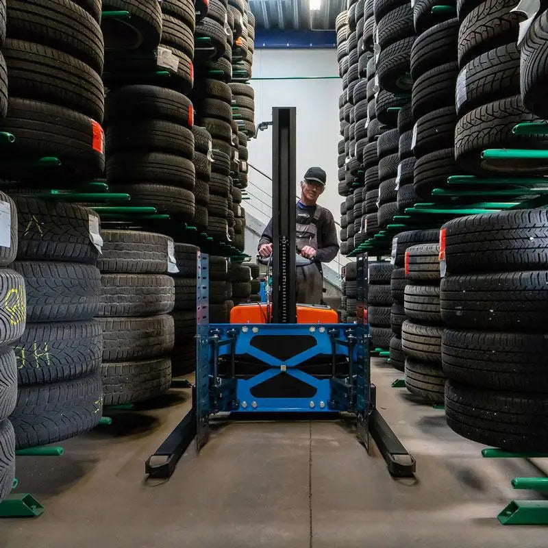 Just Easy Tools 800 Easy Stacker for Passenger Tires - Heavy Duty Tire Storage Rack for Garages, Auto Shops & Home Organization