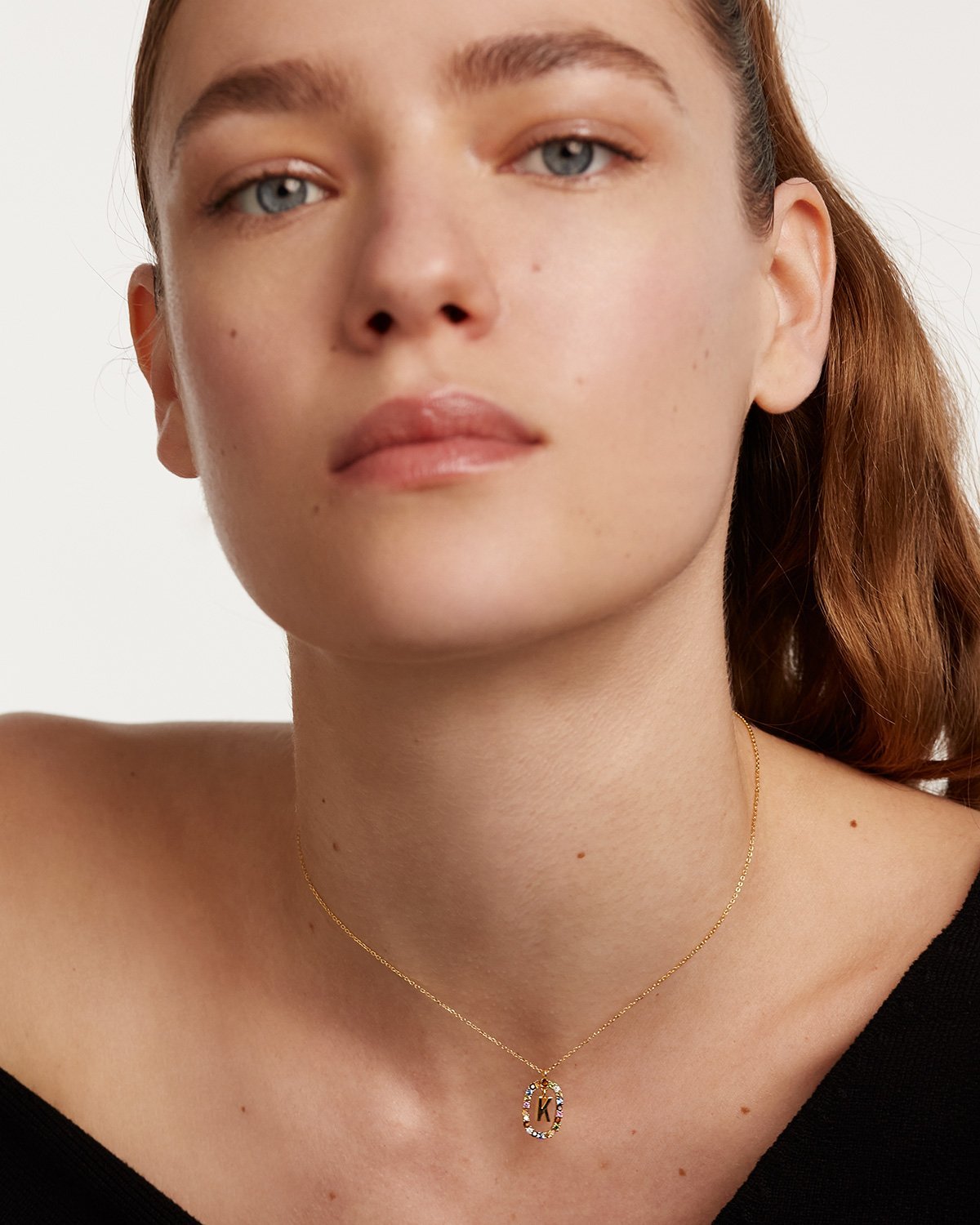 Letter K Necklace - Personalized Initial Pendant for Women & Girls - Elegant Gold & Silver Jewelry Gift for Birthday, Christmas & Valentine's Day | Perfect for Everyday Wear, Special Occasions & Layering
