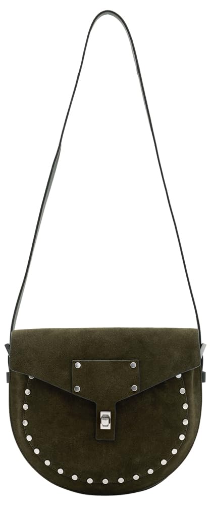 Miro Genuine Leather Saddle Bag for Women - Stylish Crossbody Purse with Adjustable Strap - Perfect for Travel, Work & Everyday Use