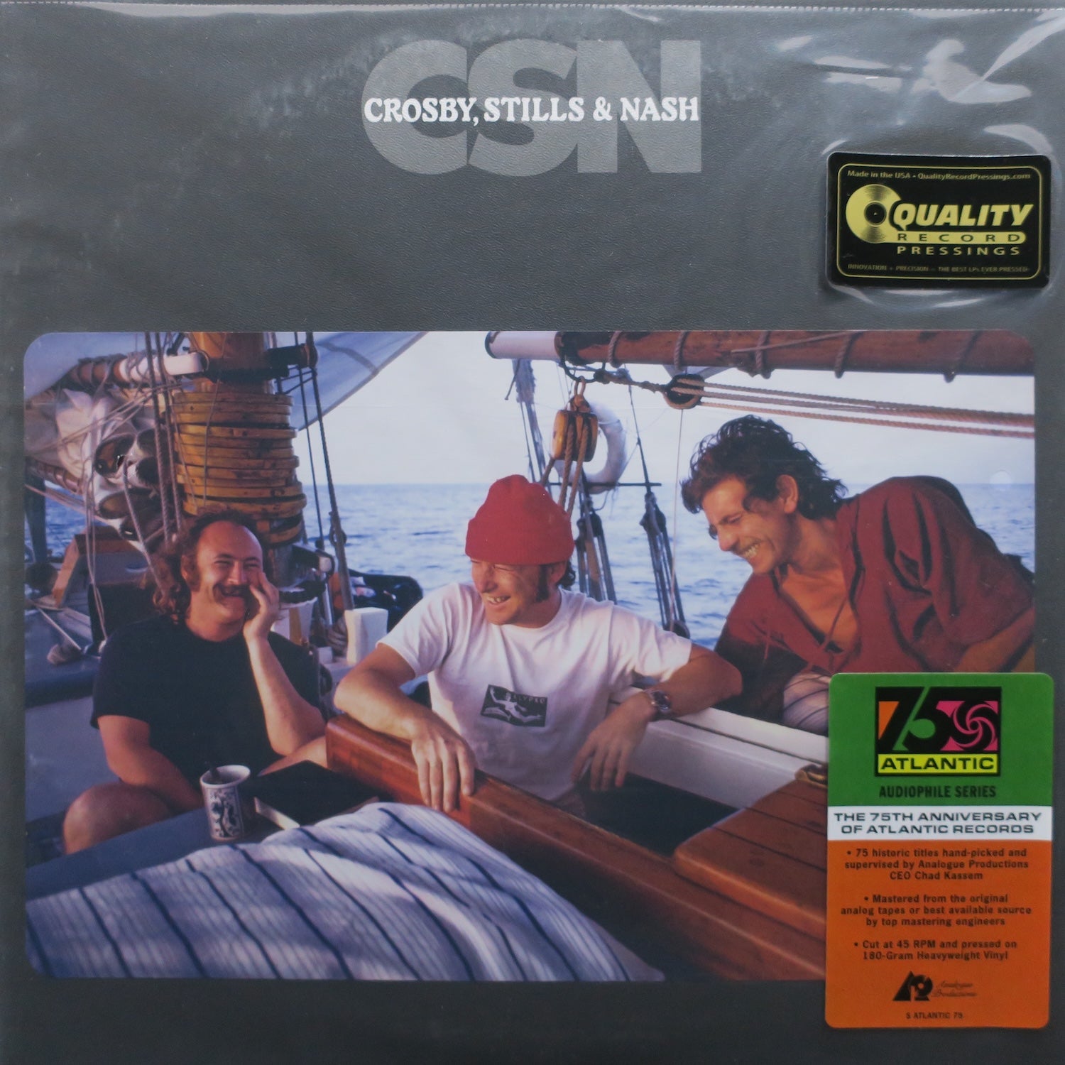 CROSBY, STILLS & NASH 'CSN' 180g Vinyl 2LP Record - Analogue Productions 45rpm Audiophile Edition - Perfect for Music Collectors & Hi-Fi Enthusiasts