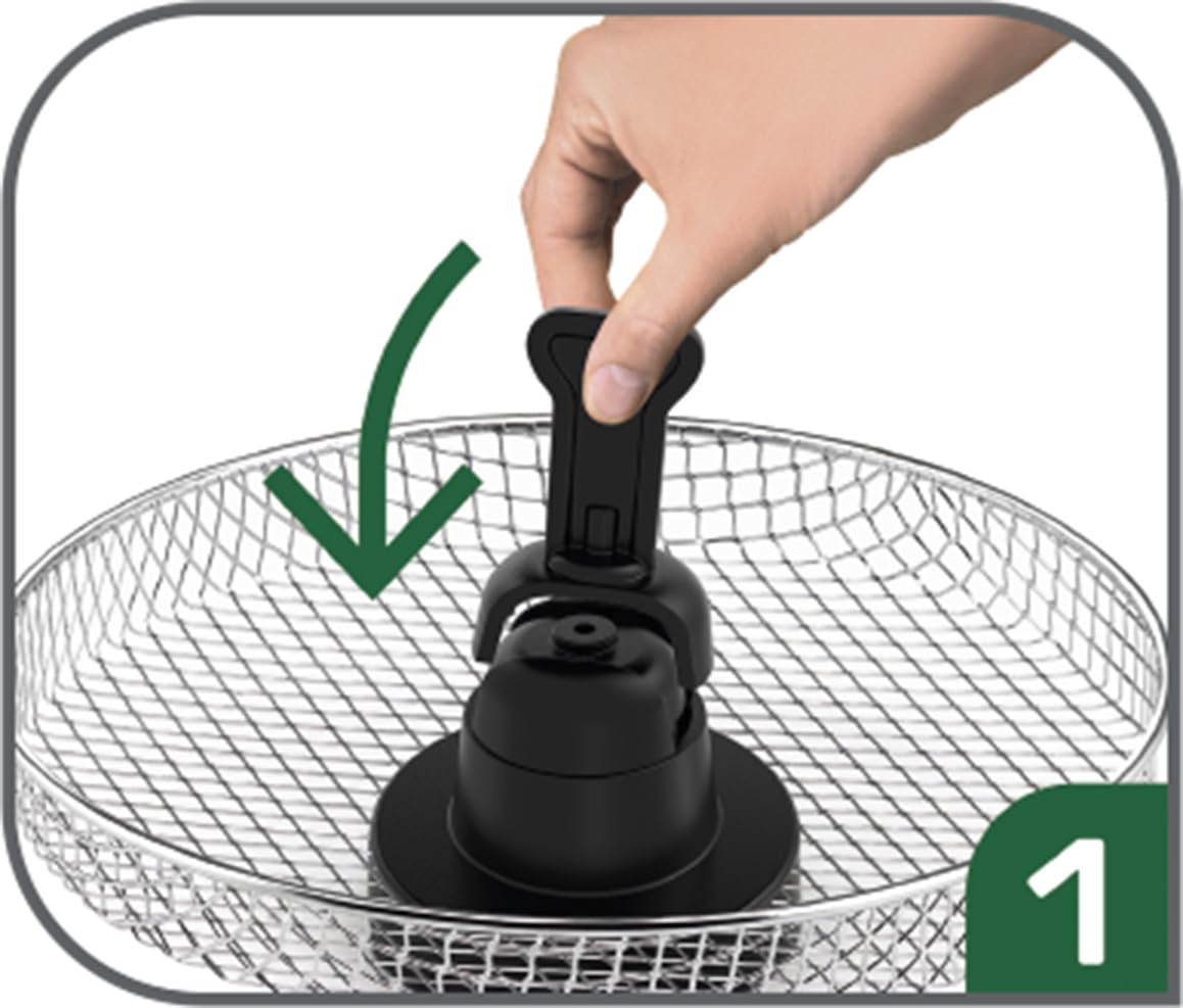 Tefal Actifry Snacking Basket for Air Fryer - Perfect for Snacks, Fish and Chips, Schnitzel | French-Made Accessory XA701270 (XA7012) | Ideal for Family Gatherings & Quick Meals