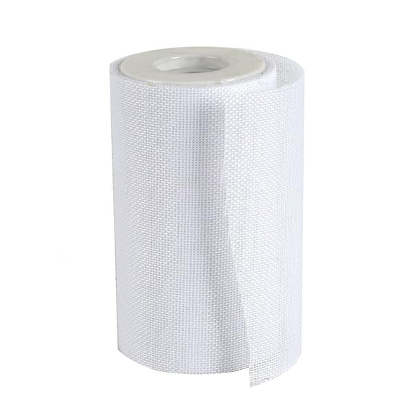 6-Inch x 30 Feet White Burlap Fabric Roll for Wedding Decor, Party Centerpieces, DIY Crafts & Home Decor - Natural Jute Material for Table Runners, Gift Wrapping & Rustic Decorations