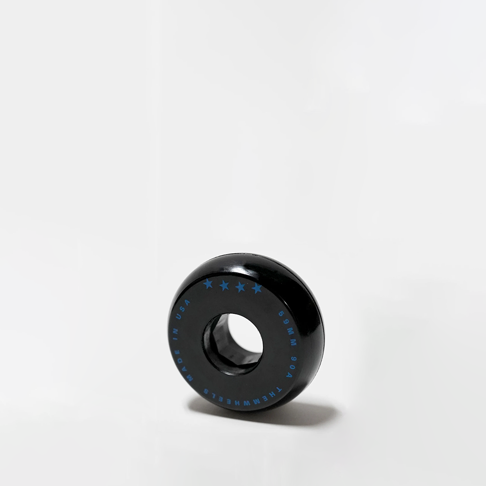 THEM WHEELS 59mm 90a Skateboard Wheels (4 Pack) - Perfect for Street Skating, Park Riding & Smooth Cruising