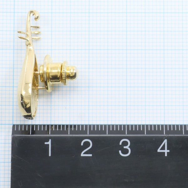 18K Yellow Gold Alloy Pin Brooch - 4.6g Elegant Jewelry for Women | Perfect for Weddings, Parties & Formal Occasions