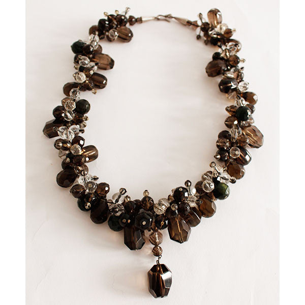 Exquisite Cut Crystal Necklace for Women - Elegant Handmade Jewelry Gift for Wedding, Party & Special Occasions
