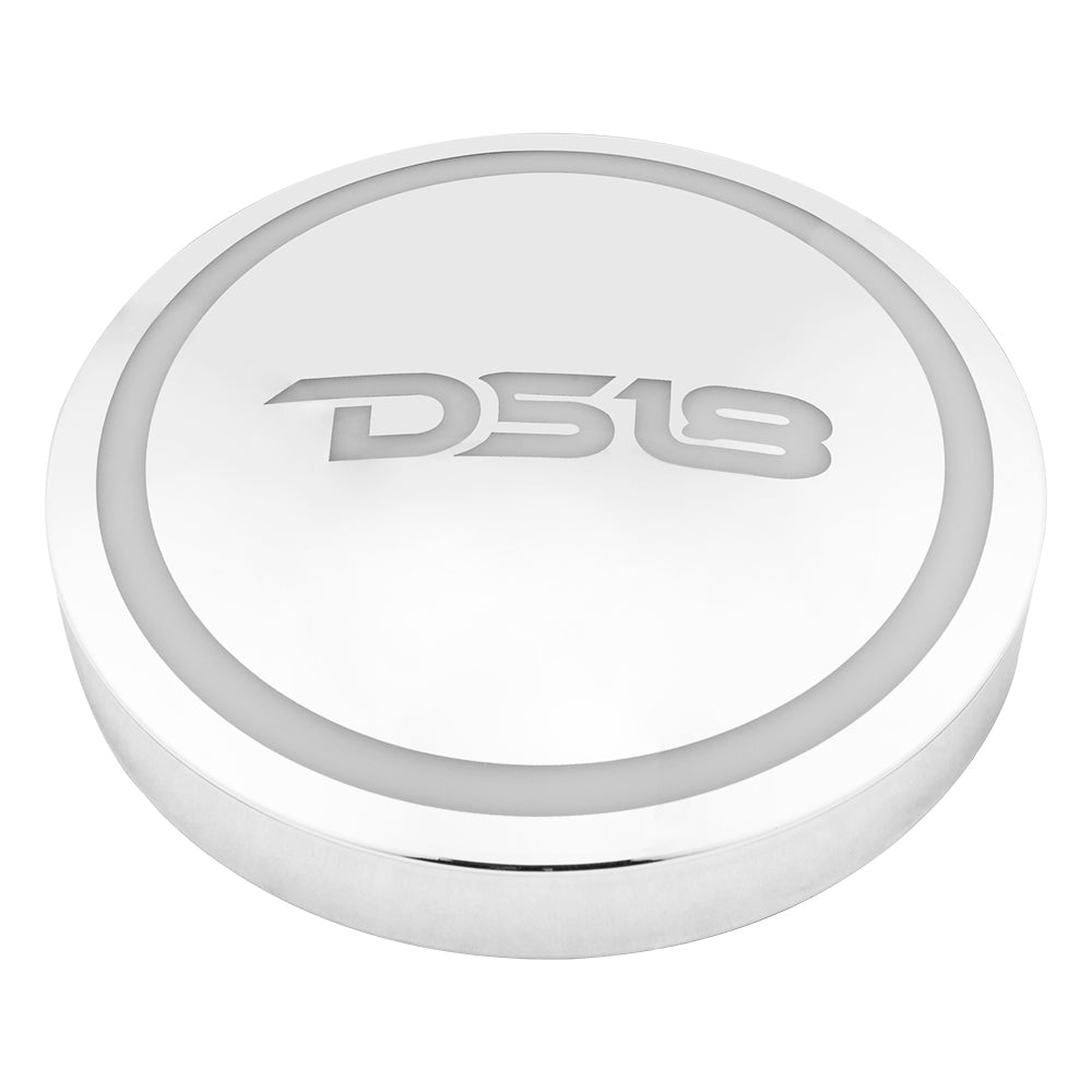 DS18 Waterproof Chrome Plated RGB LED Light Bar - 4.13 Inch Off-Road ATV UTV Truck Jeep Lighting for Night Driving & Outdoor Adventures