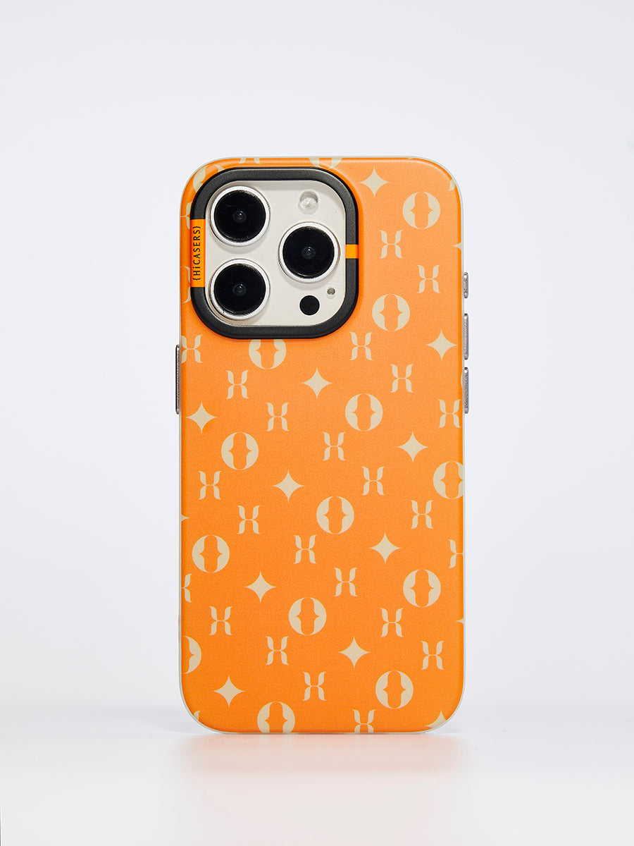 Custom Orange Logo Phone Case - Personalized Protective Cover for iPhone & Samsung - Perfect for Branding, Promotions & Gifts