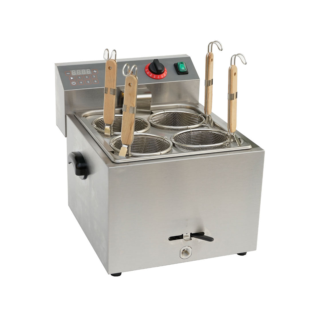 Benchstar 10L Electric Pasta Cooker - Automatic Noodle Maker with Timer - Perfect for Home Kitchen, Restaurant & Catering Use